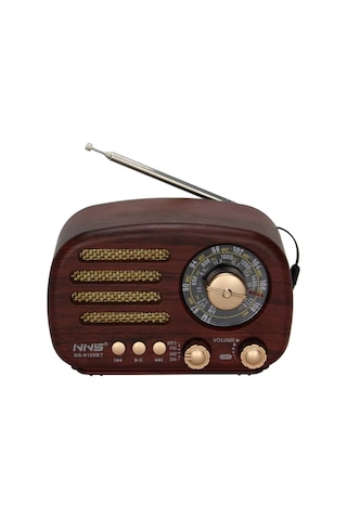 Buğz Ahşap Retro Radyo