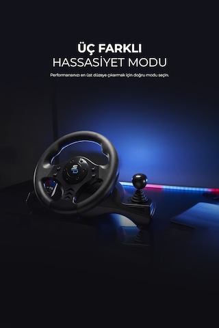 Subsonic Gs-750 Ps3/ps4/pc/xboxone/xbox360 Oyun Direksiyon Seti