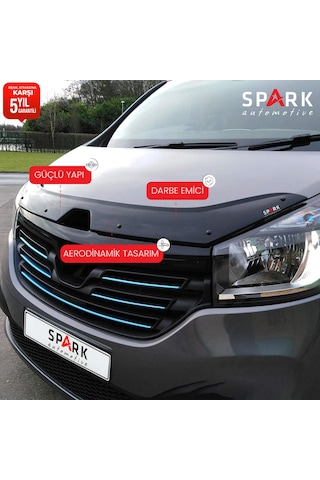 Renault Trafic 2014-2019 Yıl Aralığı Uyumlu Kaput Rüzgarlığı 3mm