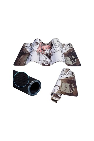 Gamer Mouse Pad 70x30 Mouse Pad Xl Büyük Oyuncu Ofis Anime Mousepad Anime Kız, 70x30 Cm 3mm Kalınlık