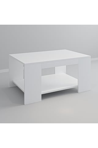 Lina Orta Sehpa – Modern Minimal Tasarım Beyaz