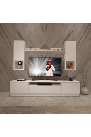 Decoraktiv Trendstyle 5das Mdf Tv Ünitesi Tv Sehpası Beyaz