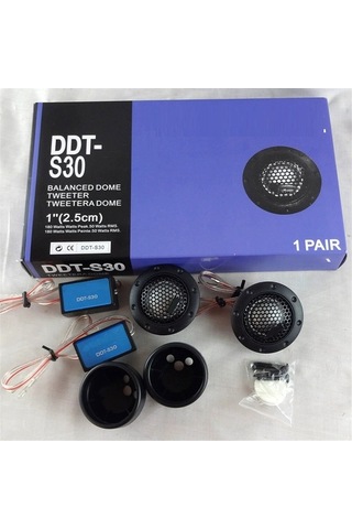 Flybuy Ddt-s30 1 Çift Araba Tweeter, 12-24v Otomobil Ses İyileştirme Modifikasyonu