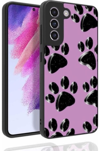 Galaxy S21 Fe Kılıf Desenli Kamera Korumalı Parlak Zore Nora Kapak NO3