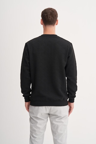 Cazador 53410 Erkek Bisiklet Yaka Sweatshirt Siyah