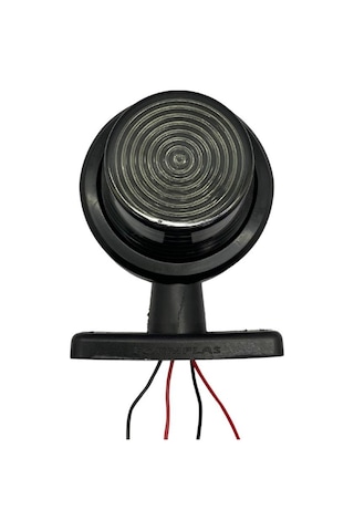 12v-24v Takoz Lambası Küpe Tip Ledli Füme Cam Kırmızı-beyaz