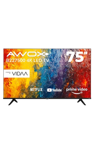 Awox B227500 75" 4K Ultra HD Smart LED TV
