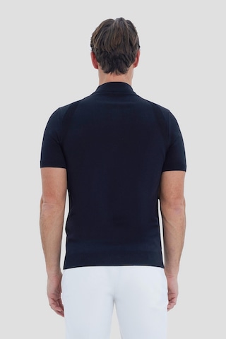 Sabri Özel Erkek Siyah Normal Kesim Regular Fit Viskon Dokulu Triko Polo Yaka Tişört