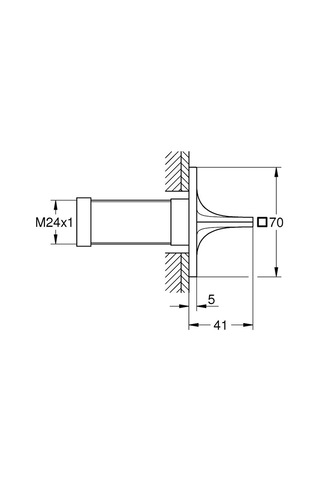 Grohe Allure Ankastre Stop Valf - 19334001