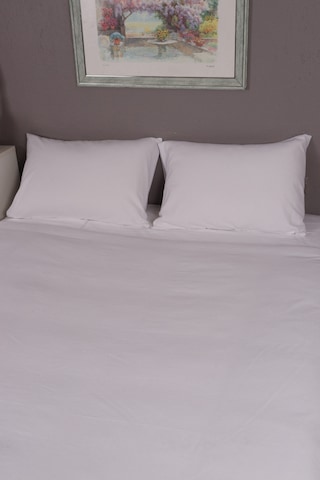 Dnc Home Tekstil Ndchome Beyaz Yıkanmış Çift Kişilik Nevresim Yastık Seti 200 X 220 Beyaz