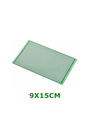 Alkatronik-9X15Cm Proto Pcb Pertenaks Prototip Deney Kartı Delikli Plaket