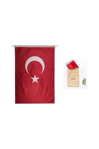 Trio Avm 150 X 225CM Türk Bayrağı Raşel Kumaş
