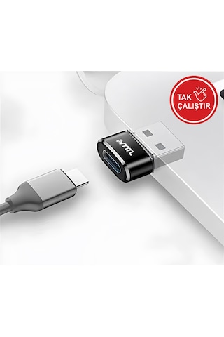 Usb To Type-c Otg Çevirici Adaptör - Hızlı Şarj Ve Data Aktarımı