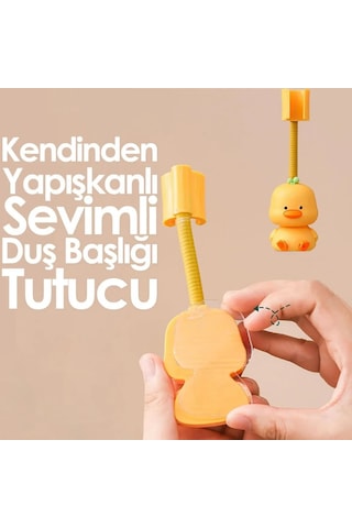 Hayvan Figürlü Duş Başlığı Tutucu Banyo Sevimli Tutacak 1 Adet Diğer