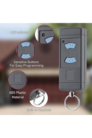 2'li Garaj Kapısı Açacağı Uzaktan Kumandası, Hse2-868 Hs4-868 Hsm4-868 Promatic Db Gray'in Yerine Geçer