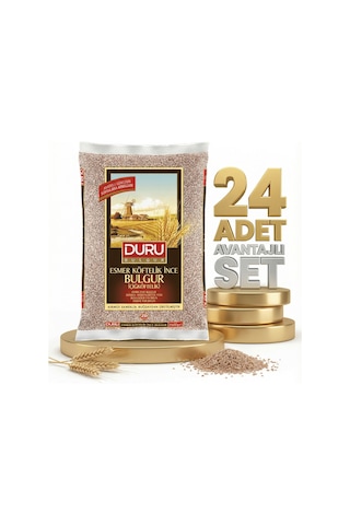 Duru Esmer Çiğ Köfte Bulgur 24x1 Kg