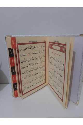 Özel Şantuk Çantalı Yasini Şerif İnci Tesbih Seti Krem 25li Set
