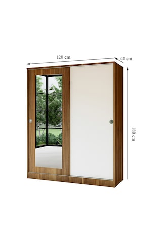 Metalia GM 346 Menekşe Sürgülü Gardrop