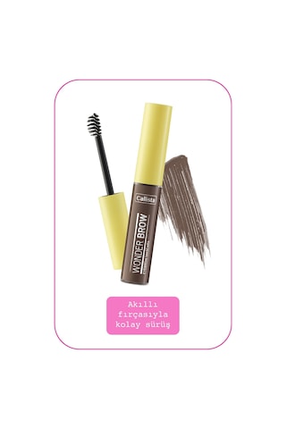 Callista Wonder Brow Eyebrow Mascara Kaş Maskarası 02 Kahve