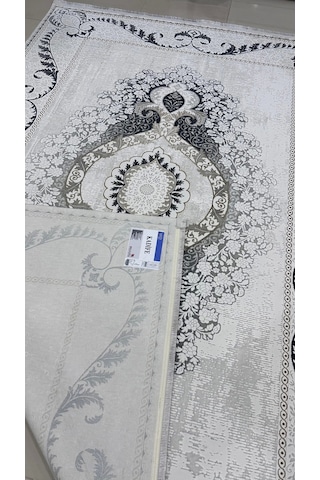 Safyün Halı Kadife Kf514 Gri 200 X 290 Renkli