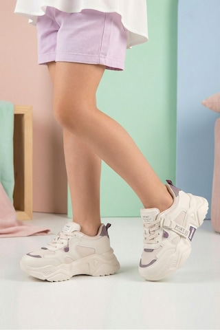 Dark Seer Kids Ds K 2051 Sneaker 2025 Kız Çocuk Bej-mor