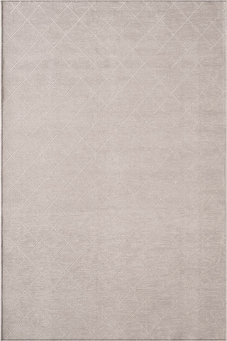 Malta Mlt01g Gri Dekoratif Şönil Kilim Geometrik Desen Yıkanabilir Yumuşak Kaymaz Taban Halı Yolluk