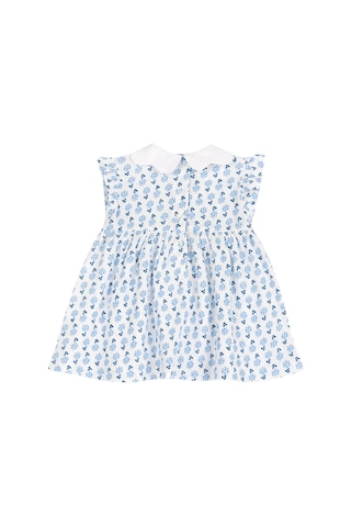 Chicco Kız Bebek Kısa Kollu Elbise 09101862000000 000032 Beyaz