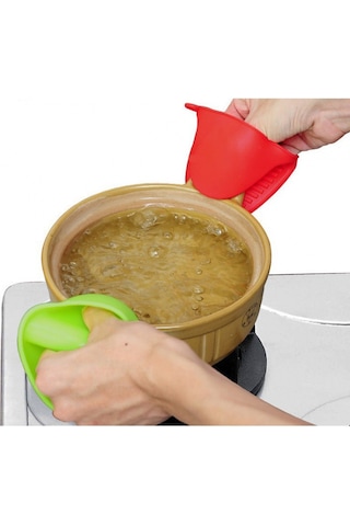 Geeksen Mavi Yemek Dereceli Silikon Fırın Eldiveni - Isıya Dayanıklı, Kaymazsız, Fırın-panjur-grill Uygun, Makine Yıkama Uygun Çok Renkli