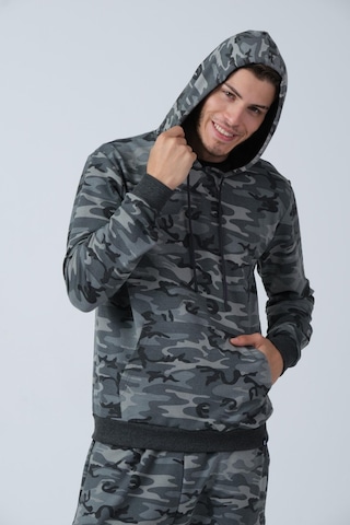 Alexander Gardi Alexandergardı Kamuflaj Desenli Kapüşonlu Sweatshirt E21-72100 001