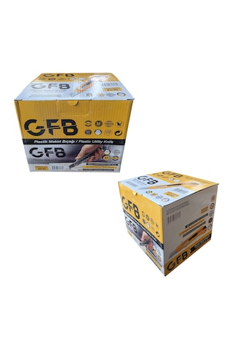 Gfb 4510 Pro Plastik Maket Bıçağı Gri 24 Adet