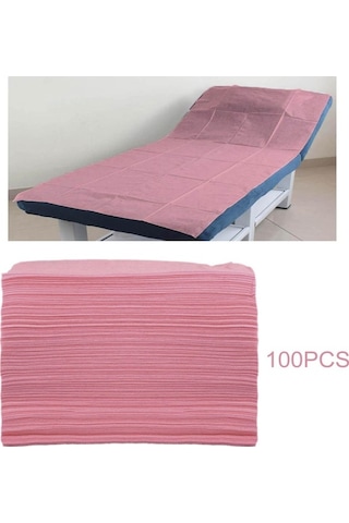 Ganzhoushop Yumuşak Tek Suntek Pembe-deliksiz Tek Kullanımlık Çarşaf 100x Hf