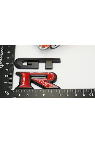 Nissan Gtr Bagaj 3M 3D Krom Metal Logo Amblem (549222316)