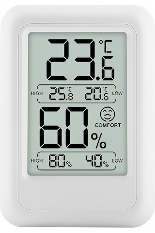 Geeroyoo Ts-ft0400 Sıcaklık Ve Nem Kayıt Fonksiyonlu İç Mekan Yüksek Hassasiyetli Dijital Sıcaklık Ve Nem Ölçer