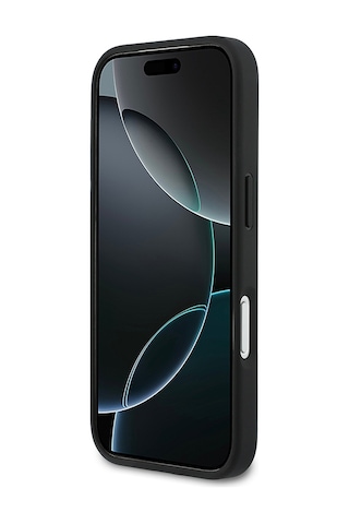 Apple Uyumlu iPhone 17 Pro Max Kılıf Lacoste Lisanslı M-safeli Pu Deri Kartlıklı Karışık Monogram Desenli Kahve Kahverengi