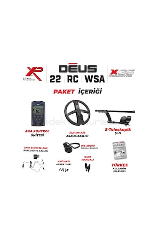 DEUS - 22,5cm X35 Başlık, Ana Kontrol Ünitesi (RC), WSAUDIO Kulaklık - FULL PAKET