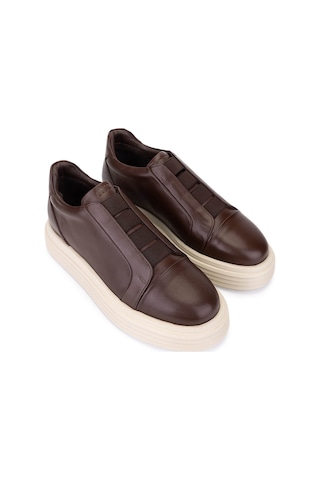 Tamer Tanca Erkek Hakiki Deri Kahverengi Sneakers & Spor Ayakkabı 966 A702 Erk Ayk Sk25-26 Kahve Kahverengi