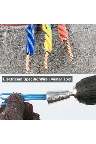 Yuntech01 Drill Uyumlu Alüminyum Tel Bükücü Aleti - El Yorgunluğunu Azaltır, Çalışma Verimliliğini Artırır 50g