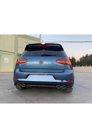 Autogp Vw Golf 7.5 R Arka Tampon Difüzörü 2018+