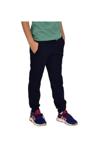 Çocuk Eşofman Altı Paça Manşetli Kız Erkek Bgl-st04726 Lacivert