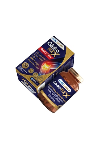 Mrc Natura Glukoflex Tablet, Glukozamin, Kondroitin, Msm, Tip 2 Kollajen Ve Hiyaluronik Asit İçeren Takviye Edici Gıda 60 Tablet