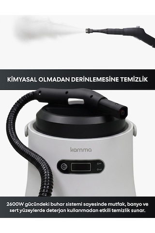 St2 Steamy Ultra Çok Fonksiyonlu Buharlı Temizleyici 2600w 3.5l Su Tankı 4 Bar Basınç