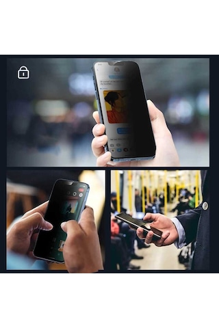Kilifone - İphone 16e Uyumlu - Ekran Koruyucu Hayalet Ekran Koruyucu Davin Hayalet Seramik Ekran Filmi - Siyah - T36232