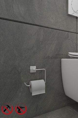 Alper Banyo Scilla Yapışkanlı Kare Açık Kağıtlık Tuvalet Kağıdı Askısı
