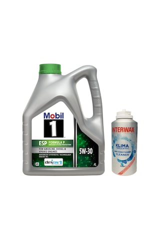 Mobil 1 Esp Formula P 5W-30 Sentetik Motor Yağı 4 L + İnterwax Klima Temizleyici 150 ML