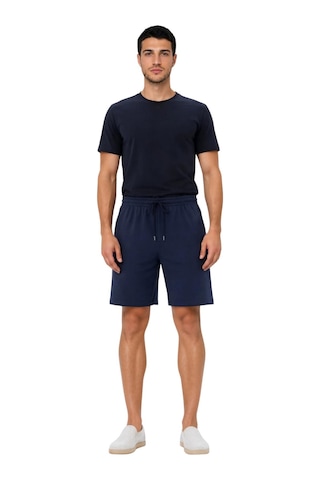 Ar-ma Erkek Şort Baskisiz Basic İp Kapamali Önden Normal 2 Cepli ,arka Normal Tek Cepli Şort Örme Kumaş Regular Fit %100 Pamuk 30/2 Süprem Y31504279802 Lacivert-l1