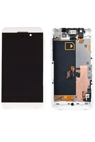 Teknonet Blackberry Z10 Uyumlu Lcd+dokunmatik+çıtalı - Beyaz
