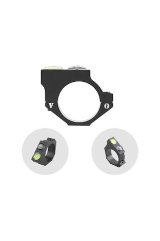 X-accu 30mm Offset Dürbün Terazisi - Pusulalı Scacd-05 Siyah