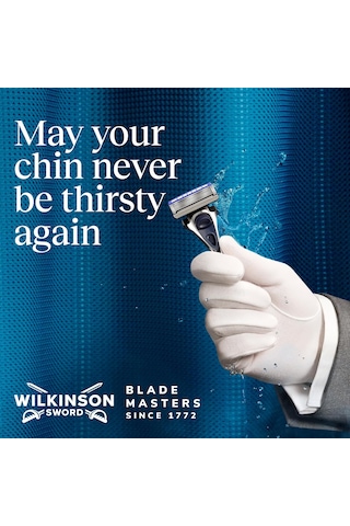 Lexroo Wilkinson Erkek Tıraş Bıçağı Hydro 5, Cilt Nemlendirici, Karbon Kaplı Bıçak, Tıraş Bıçağı