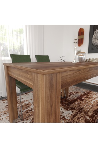 Pasific Home Single Mutfak Yemek Masası, 120x80 cm, Dikdörtgen, Ceviz