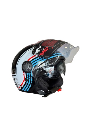 Motosiklet Kaskı Retro Tasarım Ece R-2206 Sertifikalı A Kalite Diğer